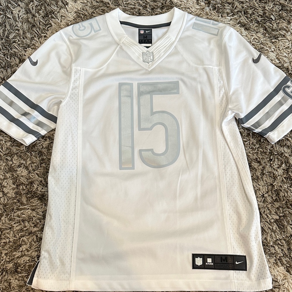 Nike Men's White and Gray Jersey